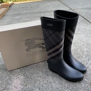 Burberry rainboot Clemence Bi-Material Rubber
